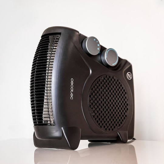 Cecotec ReadyWarm 2000 Max Dual Fan Heater Room Floor Black 2000W