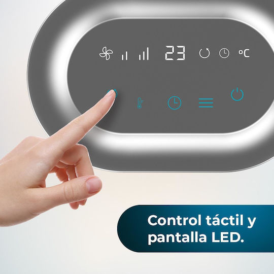 Cecotec ReadyWarm 1550 Max Κεραμικό Αερόθερμο Δωματίου Δαπέδου Λευκό 1500W