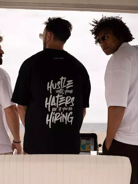 T-shirt Μαύρο