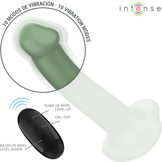 Intense Vibrator Vibrator with Remote Control Green