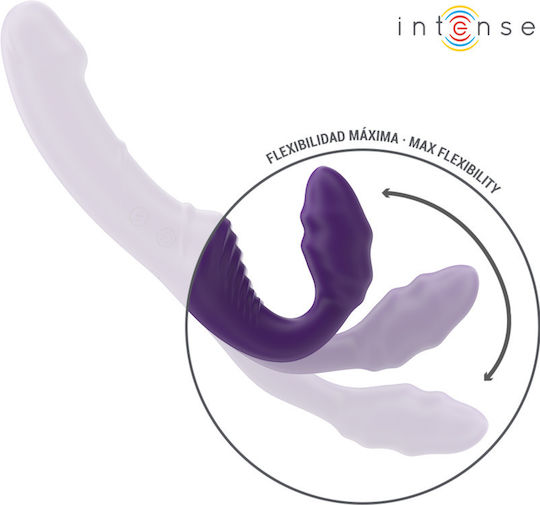 Intense Vibrator Dublu Cu Telecomandă 20cm Violet