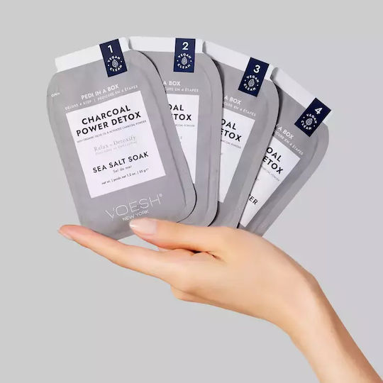 Pedi In A Box Deluxe 4-Schritte Kohle Power Detox