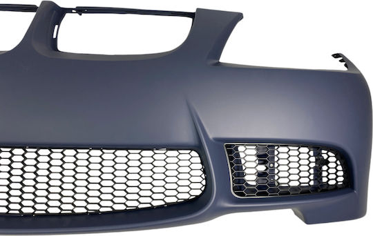 Предна броня BMW E90 E91 2005-2008 M3 дизайн с отвори за дюзи за миене без парктроник