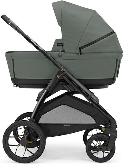 Inglesina Aptica XT Quattro Darwin 2025 Adjustable 3 in 1 Baby Stroller Suitable for Newborn Taiga Green 12.7kg