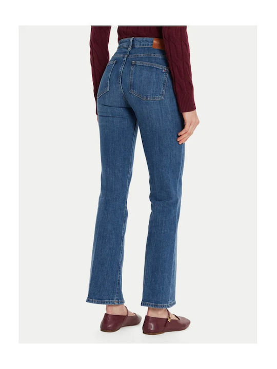 Women's Jean Trousers in Bootcut Fit Mid Blue