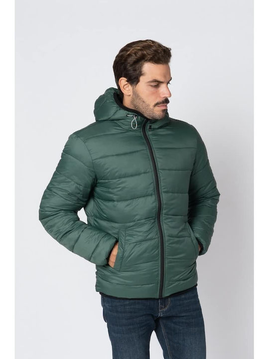 Winter Jacke Green - Black