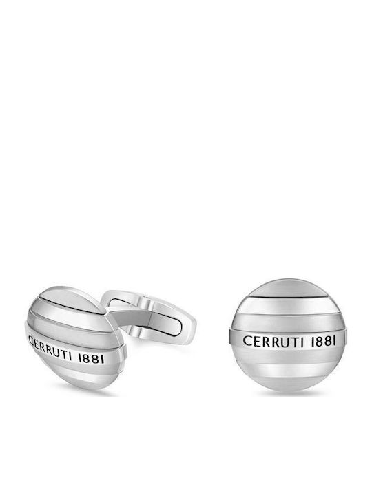 Cerruti Μανικετόκουμπα από Ατσάλι σε Ασημί Χρώμα