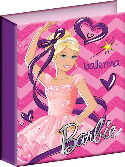 Gim Ντοσιέ с 2 Пръстена 2/26 за Хартия B5 Многоцветен Barbie 1бр