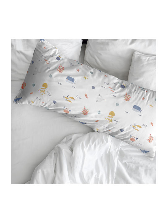 Kids&Cotton Kids Cotton Pillowcase 45x125cm Colorful