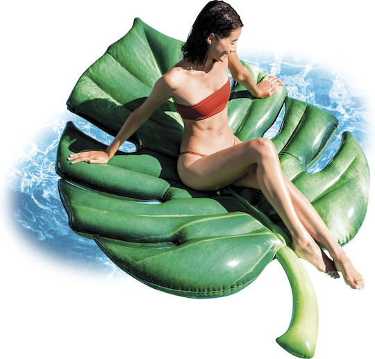 Intex Palm Leaf Mat Inflatable Pool Mattress Green 213x142cm