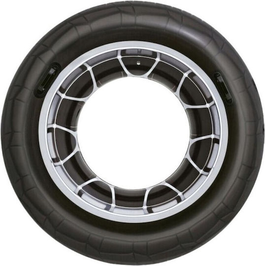 Bestway Colac Gonflabil Pentru Plajă Cu Mânere Negru 119cm