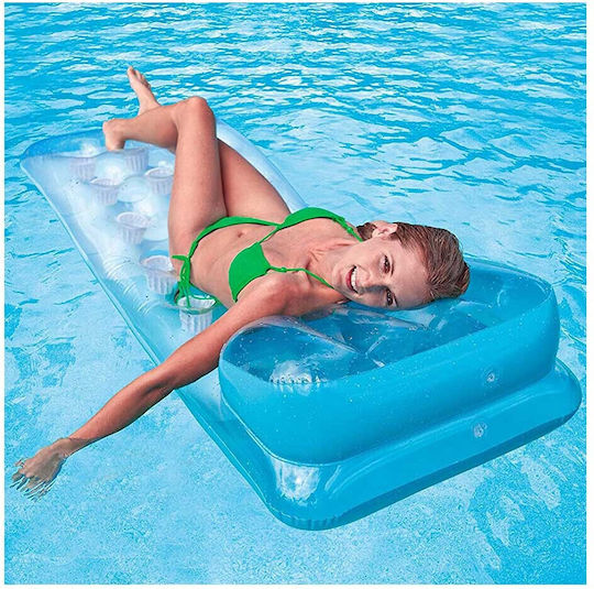Intex Φουσκωτό Στρώμα Θαλάσσης Πορτοκαλί 188x71cm