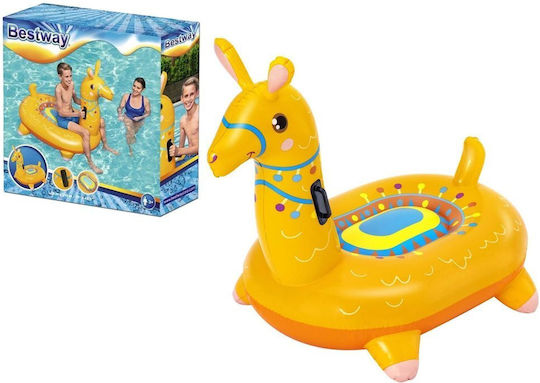 Bestway Kids' Inflatable Ride On for Sea with Handles Orange 129x110cm