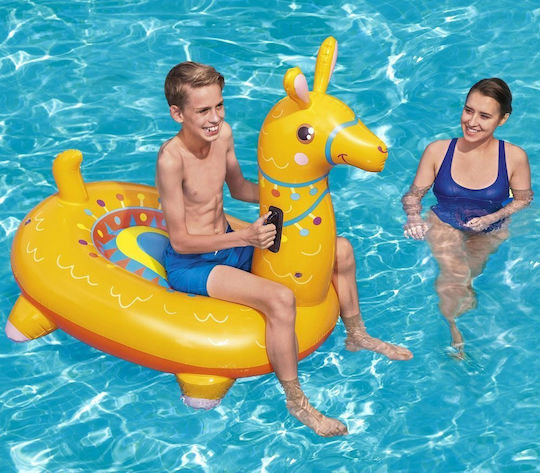 Bestway Kids' Inflatable Ride On for Sea with Handles Orange 129x110cm