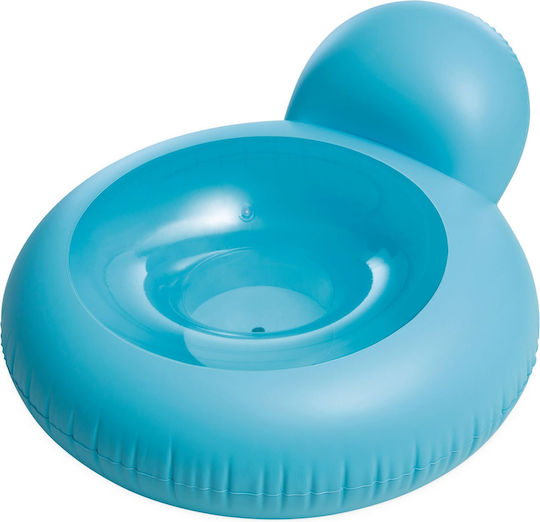 Intex Pillowback Lounges Φουσκωτή Πολυθρόνα Γαλάζια
