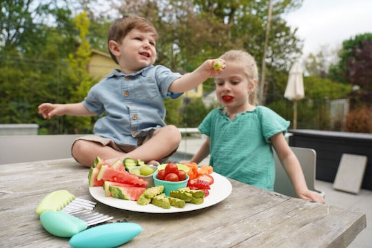 Melii Plastic Baby Food Accessory 3pcs Blue