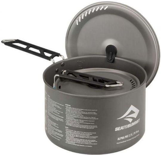 Sea to Summit AlphaPot Camping Cooking Utensils Cookware Set 2.2L 2200ml STS40-00968 Pacific Blue/Grey