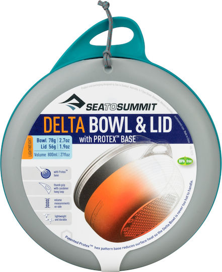 Sea to Summit Delta Camping Cooking Utensils Pacific Blue Plate 800ml