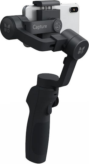 Funsnap Capture 2S Gimbal Mobil cu Stabilizator pe 3 Axe și o durată de viață a bateriei de 12 ore Negru