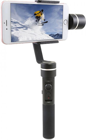 FeiyuTech SPG Gimbal за мобилни телефони с 3-осов стабилизатор и 8 часа работа Черен