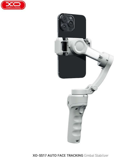 XO Ss17 Gimbal Κινητού με Σταθεροποιητή 3 Αξόνων και 8 ώρες λειτουργίας Λευκό