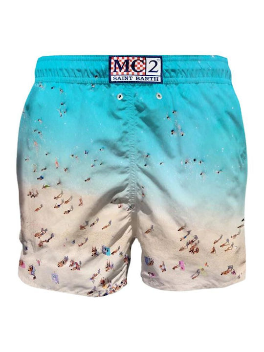 MC2 Men's Swimwear Shorts Light Blue