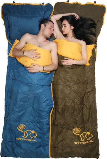 Seven Heaven Sleeping Bag Μονό 2 Εποχών Tribal Right Zip Naval Blue