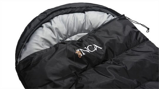 Inca Sleeping Bag Μονό Καλοκαιρινό Μαύρο