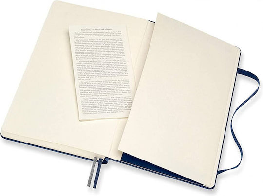 Moleskine Класическа Колекция Бележник Булет Журнал 400 Листа На Райета с Твърда Корицa Син