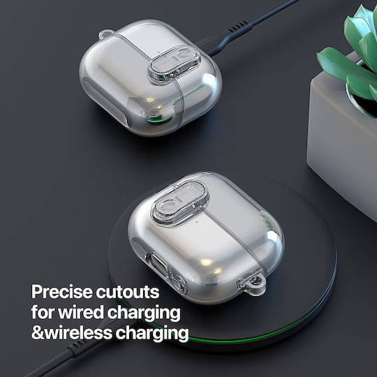 Dux Ducis Seci Θήκη Σιλικόνης σε Διάφανο χρώμα για Galaxy Buds3 Pro