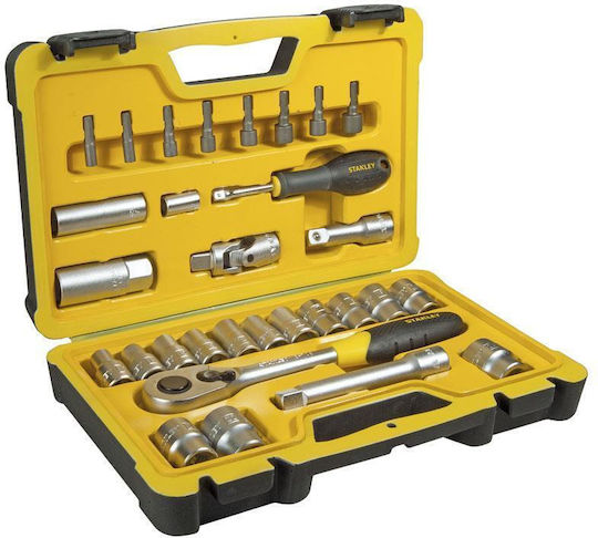 Stanley Set Ratchet 1\2" 30pcs