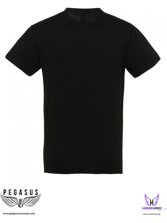 Black Cotton Adult Blouse by Pegasus Eminem Print