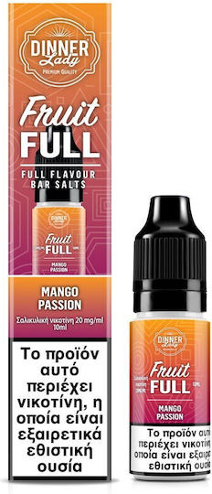 Dinner Lady Έτοιμο Υγρό Αναπλήρωσης Fruit Full Mango Passion 20mg 10ml