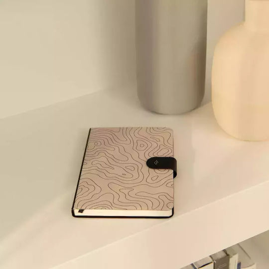 Burga Notizbuch A5 Geregelt Beige