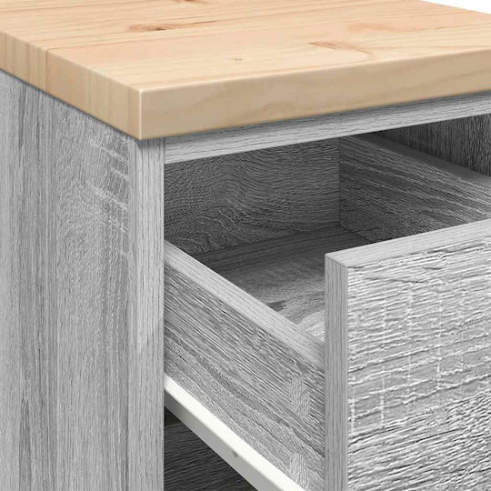 vidaXL Schubladenschrank 30x51x85cm