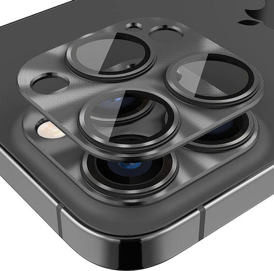 Camera Protection Tempered Glass Black for the iPhone 16 Pro / 16 Pro Max