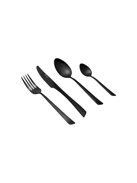 Estia Cutlery Set Stainless Black 24pcs