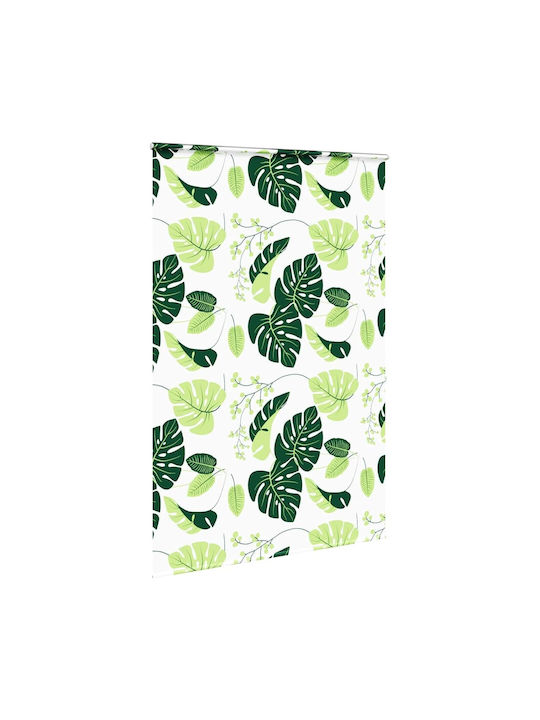 Vidaxl Shower Curtain Roll Cassette 150x240 cm Fabric Width 146 cm Green