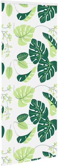 Vidaxl Shower Curtain Roll Cassette 90x240cm Fabric Width 86cm Green