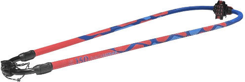 Gabelbaum 175-225cm Alu 6061 +t8 Monocoque Dynafiber Blau