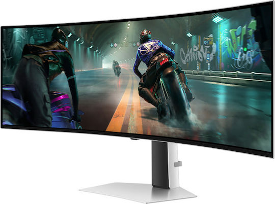 Samsung Odyssey G9 G91SD Ultrawide OLED HDR Curved Monitor 49" 5120x1440 144Hz with 0.03ms Response Time GTG Silver