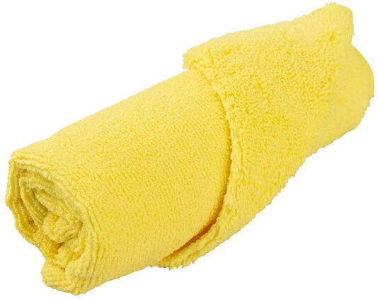 Cloths Microfiber Cleaning Car 380gsm Yellow 40x40cm 5pcs