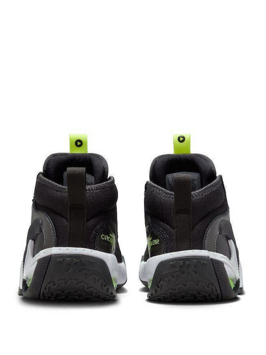 Air Zoom Crossover 2 Kids Sports Shoes Basketball with Laces Black
