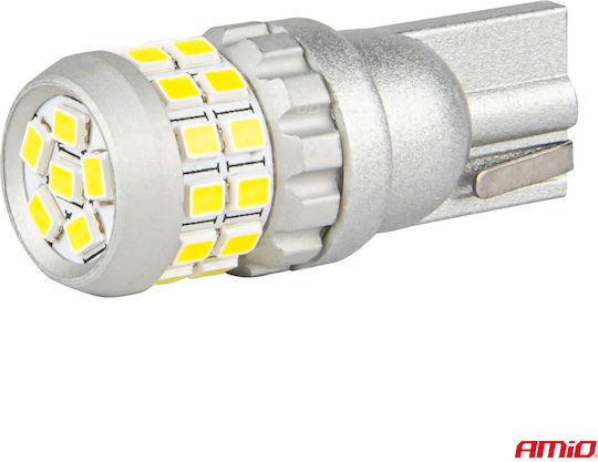 AMiO Lamps Car T10 / W5W Canbus LED 5500K Cold White 12-24V 2pcs