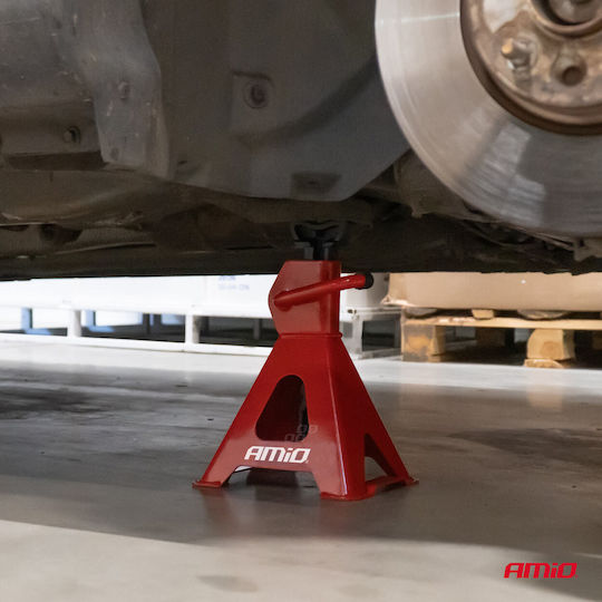 AMiO Vehicle Support Stand Set with Maximum Pressure Up to 3 Tons
