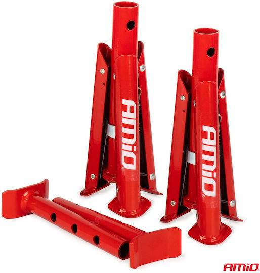AMiO Set Car Support Stands with Maximum Pressure Up to 3 Tons