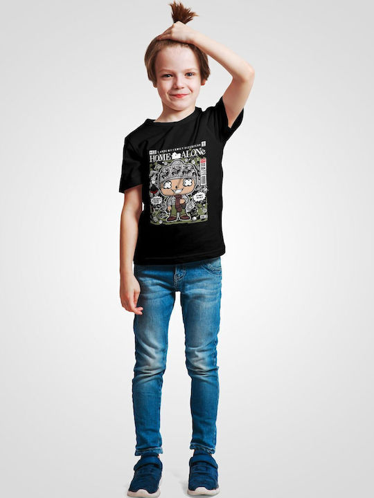 Παιδικό T-shirt Black Home Alone