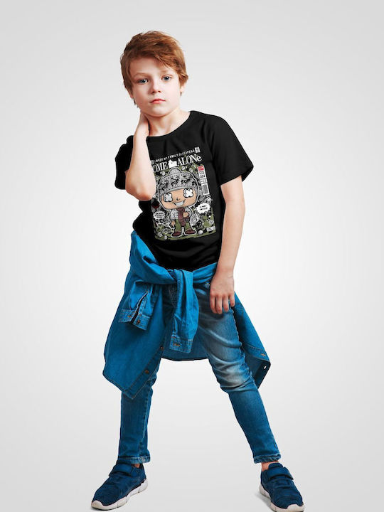 Παιδικό T-shirt Black Home Alone