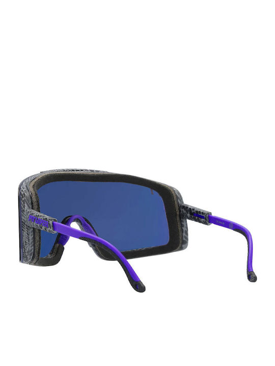 Pit Viper The Mangrove Synthesizer Unisex Sunglasses with Multicolour Plastic Frame and Multicolour Mirror Lens