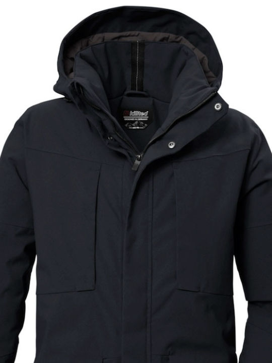 Killtec 41848-200 Männer Jacke aus für Ski & Snowboard Schwarz